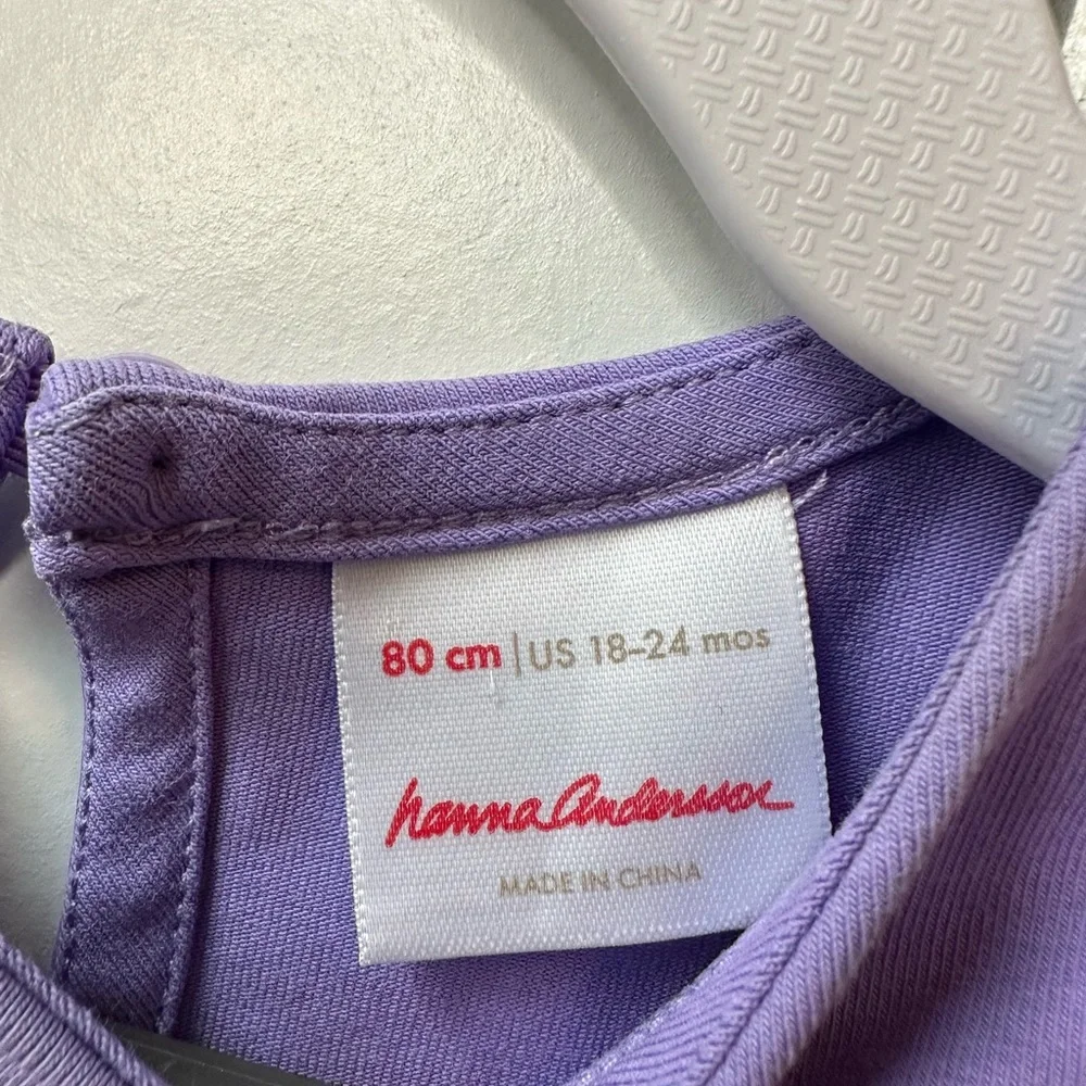 Hanna Andersson Tulle Tank Dress Purple (Size 80/18-24 Months)